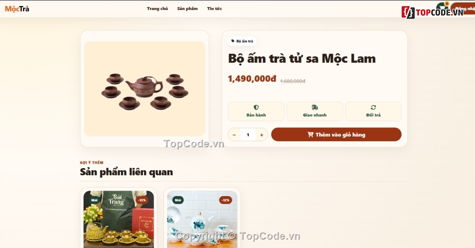 web,web bán dụng cụ,uống trà